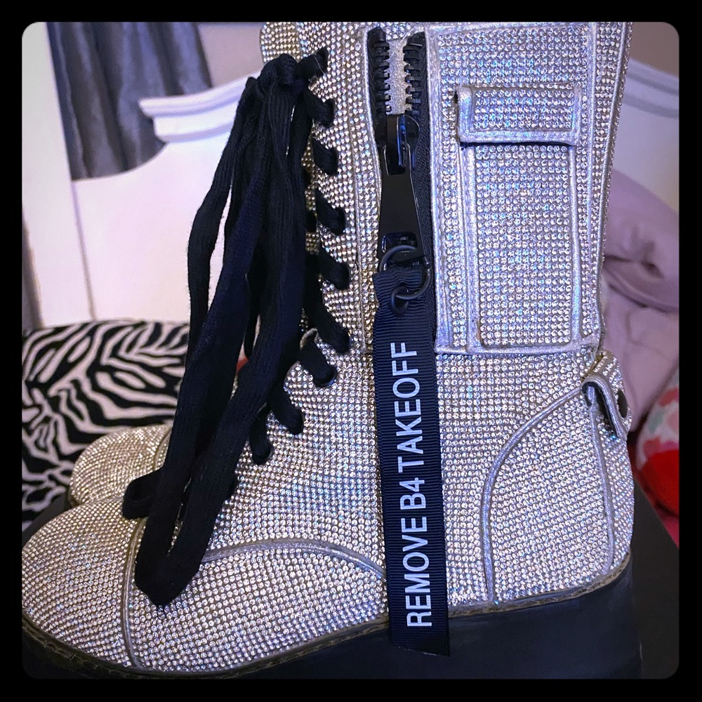 Billionaire bling boots